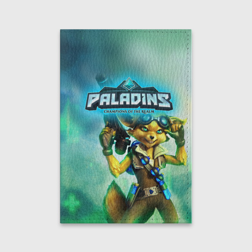 Обложка для паспорта матовая кожа Paladins, цвет желтый