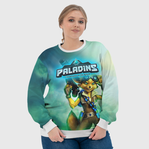 Женский свитшот 3D Paladins, цвет 3D печать - фото 6