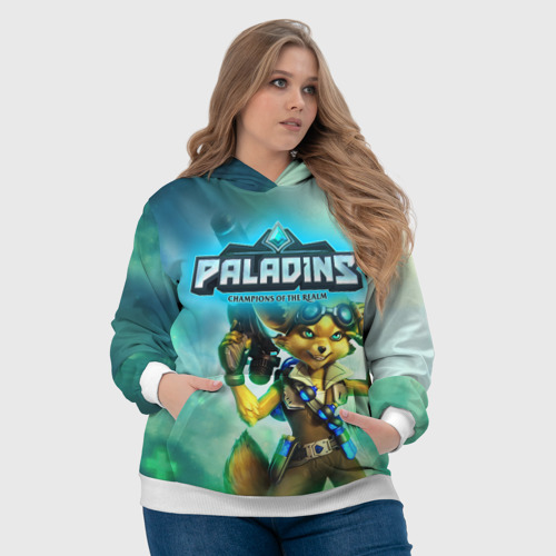 Женская толстовка 3D Paladins, цвет 3D печать - фото 6