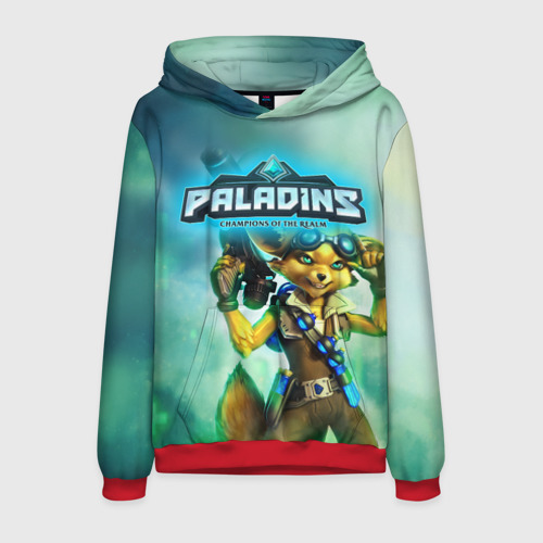 Мужская толстовка 3D Paladins, цвет красный