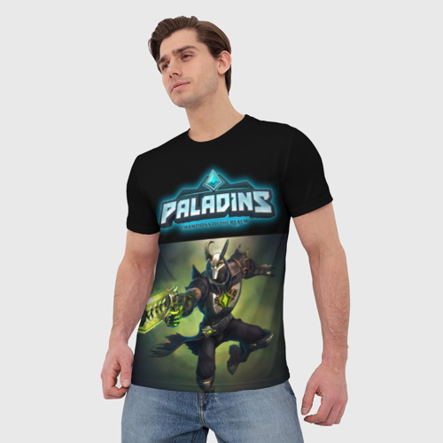 Мужская футболка 3D Paladins, цвет 3D печать - фото 3