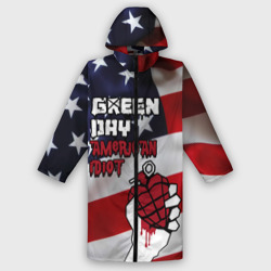 Женский дождевик 3D Green Day American Idiot