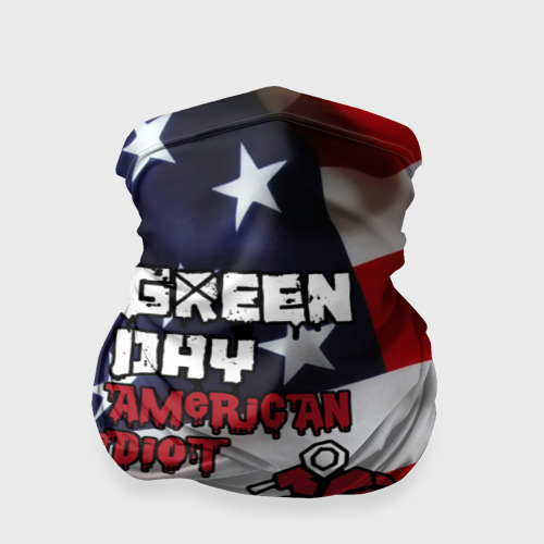 Бандана-труба 3D Green Day American Idiot, цвет 3D печать
