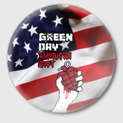 Значок Green Day American Idiot