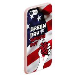 Чехол для iPhone 5/5S матовый Green Day American Idiot - фото 2