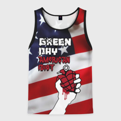 Мужская майка 3D Green Day American Idiot