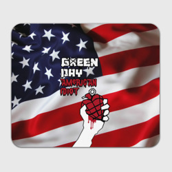 Прямоугольный коврик для мышки Green Day American Idiot