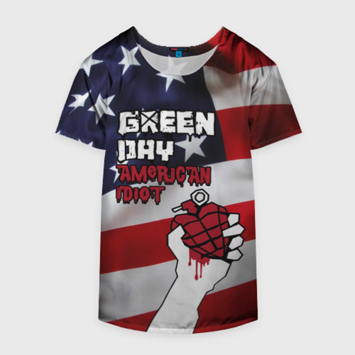 Накидка на куртку 3D Green Day American Idiot, цвет 3D печать - фото 4