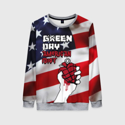 Женский свитшот 3D Green Day American Idiot