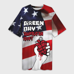 Платье-футболка 3D Green Day American Idiot