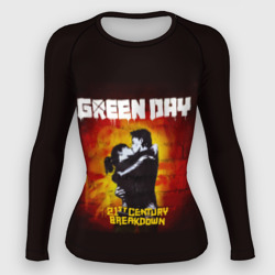 Женский рашгард 3D Поцелуй Green Day