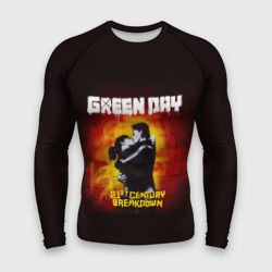 Мужской рашгард 3D Поцелуй Green Day