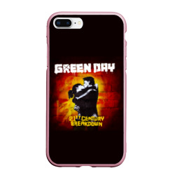 Чехол для iPhone 7Plus/8 Plus матовый Поцелуй Green Day