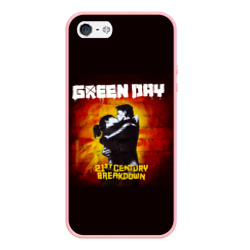 Чехол для iPhone 5/5S матовый Поцелуй Green Day