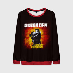 Мужской свитшот 3D Поцелуй Green Day