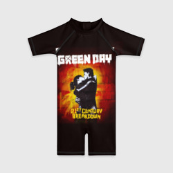 Детский купальный костюм 3D Поцелуй Green Day