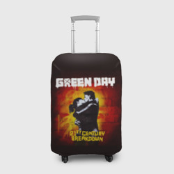 Чехол для чемодана 3D Поцелуй Green Day
