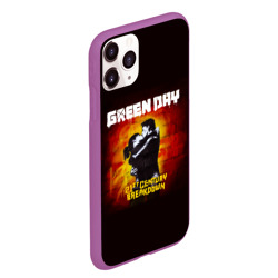 Чехол для iPhone 11 Pro Max матовый Поцелуй Green Day - фото 2