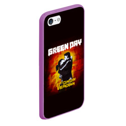 Чехол для iPhone 5/5S матовый Поцелуй Green Day - фото 2