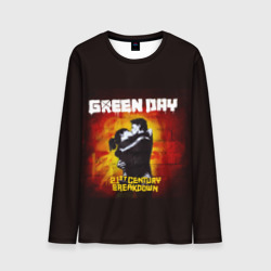 Мужской лонгслив 3D Поцелуй Green Day