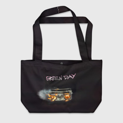 Пляжная сумка 3D Green Day магнитофон в огне