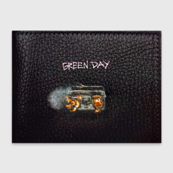 Обложка для студенческого билета Green Day магнитофон в огне