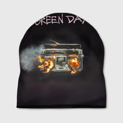 Шапка 3D Green Day магнитофон в огне