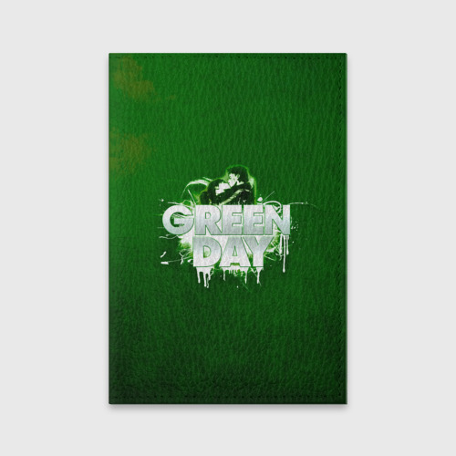 Обложка для паспорта матовая кожа Зелень Green Day Фото 01 Обложка для паспорта матовая кожа Зелень Green Day Фото 01