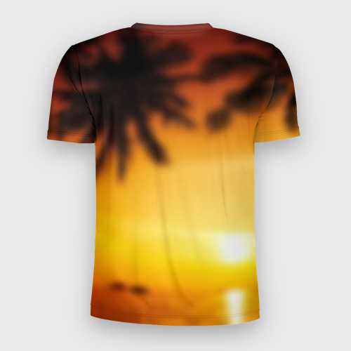 Мужская футболка 3D Slim Miami Beach, цвет 3D печать - фото 2
