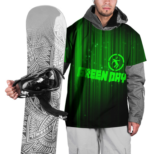 Накидка на куртку 3D Green Day лучи Фото 01 Накидка на куртку 3D Green Day лучи Фото 01