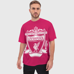 Мужская футболка oversize 3D Ливерпуль YNWA - фото 2