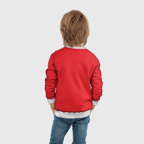 Детский свитшот 3D Довольный мопс, цвет 3D печать - фото 6