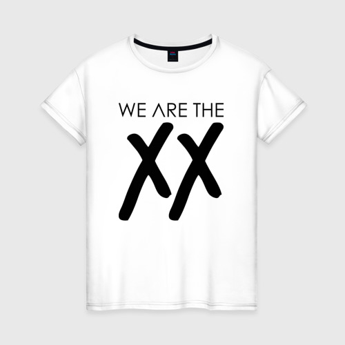 Женская футболка хлопок The XX, цвет белый