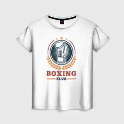 Женская футболка 3D Boxing club