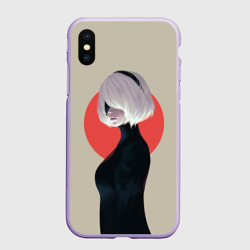 Чехол для iPhone XS Max матовый Nier Automata