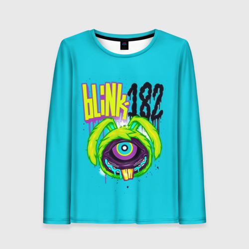 Женский лонгслив 3D Заяц монстр Blink-182