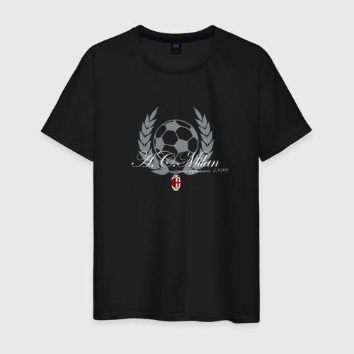 Мужская футболка из хлопка с принтом AC Milan - Since 1899 new 2022, вид спереди №1