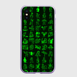 Чехол для iPhone XS Max матовый Персонажи Fallout