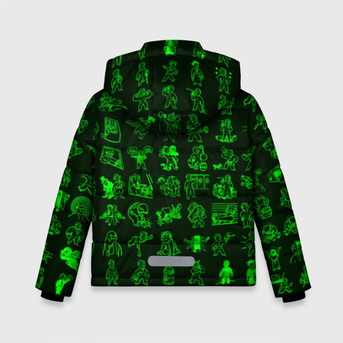 Зимняя куртка для мальчиков 3D Персонажи Fallout, цвет светло-серый - фото 2