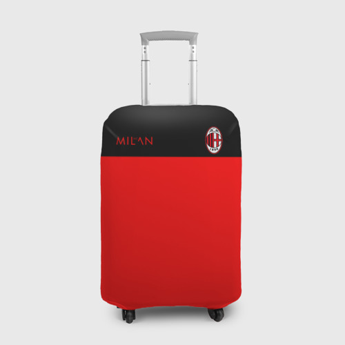 Чехол для чемодана 3D AC Milan - Red & Black, цвет 3D печать