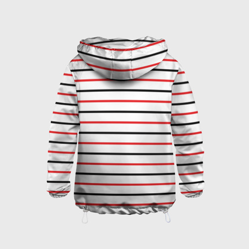 Детская ветровка 3D AC Milan - Stripe white - фото 2