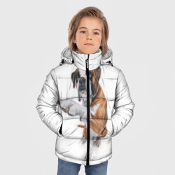Зимняя куртка для мальчиков 3D Боксер - фото 2