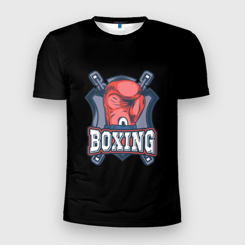 Мужская футболка 3D Slim BOXING, цвет 3D печать