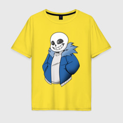 Мужская футболка хлопок Oversize Sans