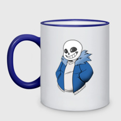 Кружка двухцветная Sans