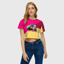Женская футболка Crop-top 3D Ozzy Osbourne - фото 2
