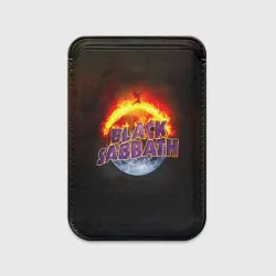 Картхолдер Magsafe магнитный Black Sabbath земля в огне