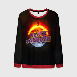 Мужской свитшот 3D Black Sabbath земля в огне
