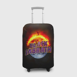 Чехол для чемодана 3D Black Sabbath земля в огне