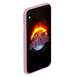 Чехол для iPhone XS Max матовый Black Sabbath земля в огне - фото 2